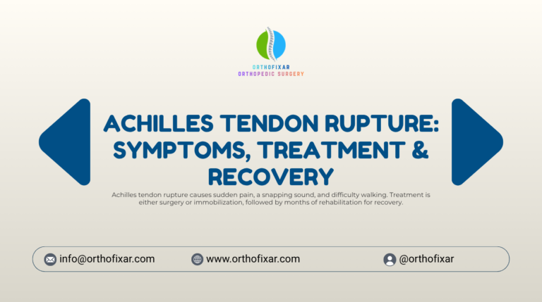 Achilles tendon rupture