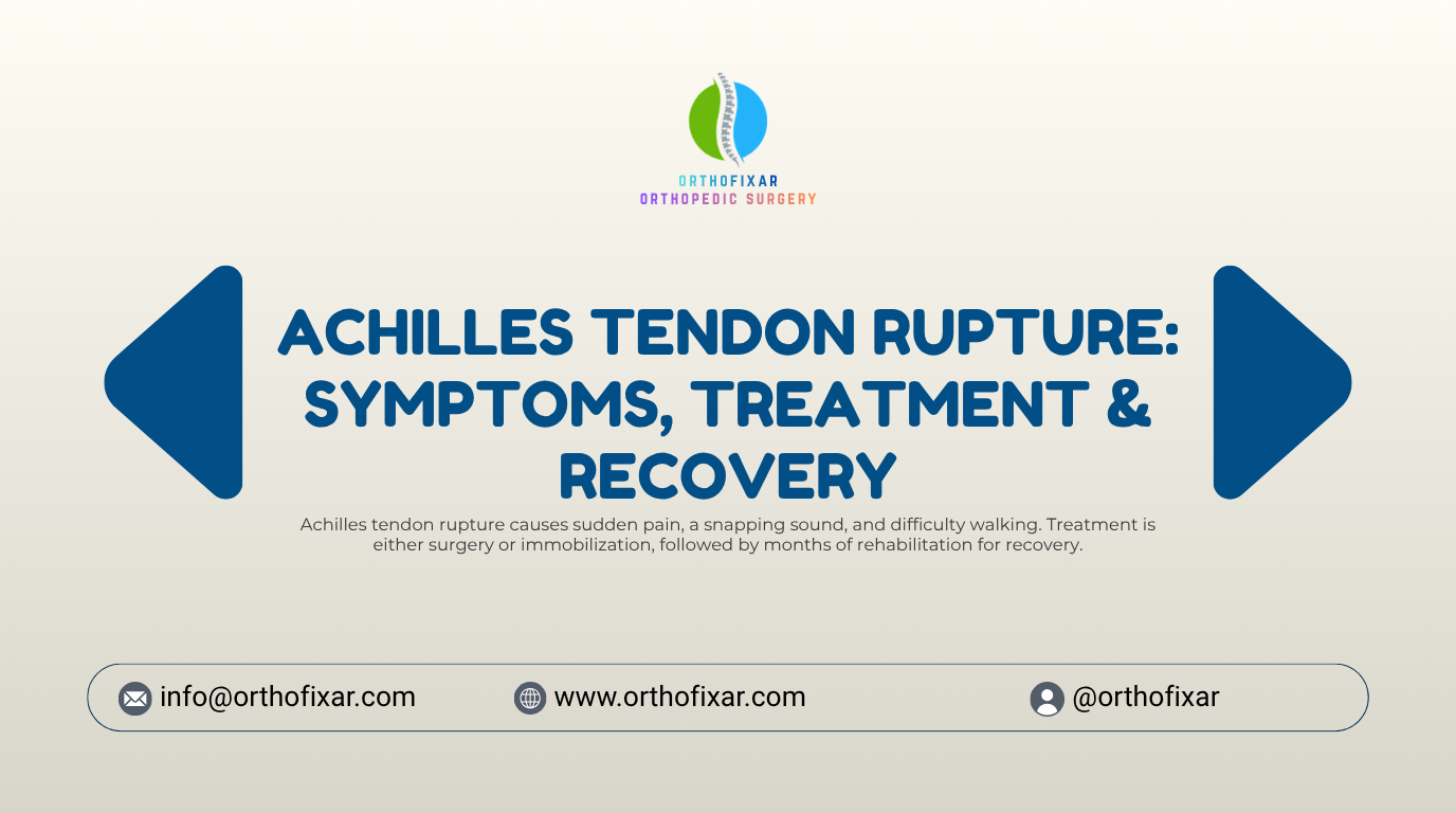 Achilles tendon rupture