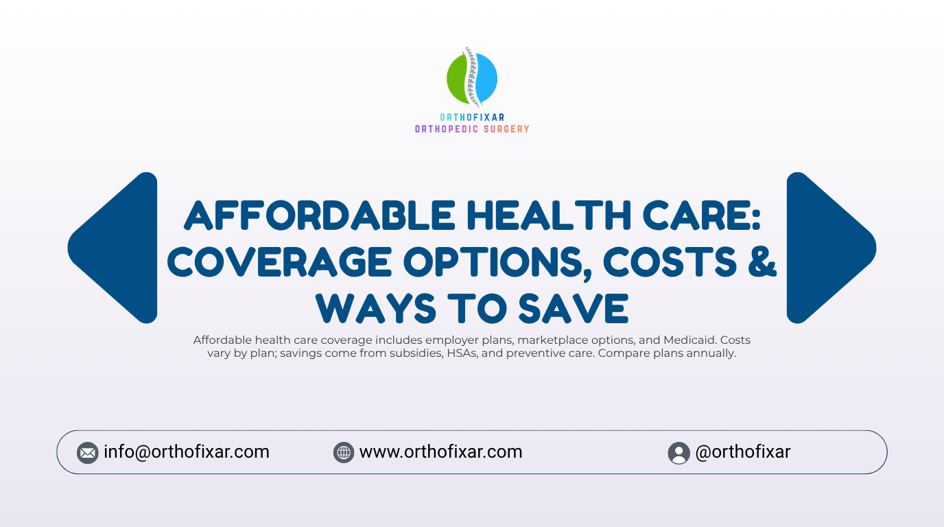 Affordable Health Care Coverage Options Costs Ways to Save