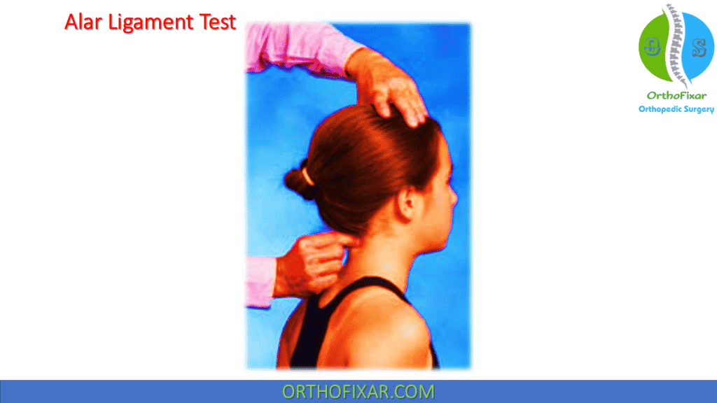 Alar Ligament Test procedure
