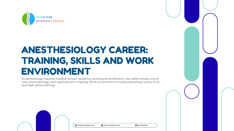 anesthesiology career