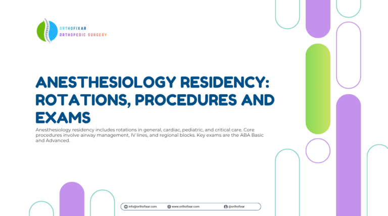 anesthesiology residency