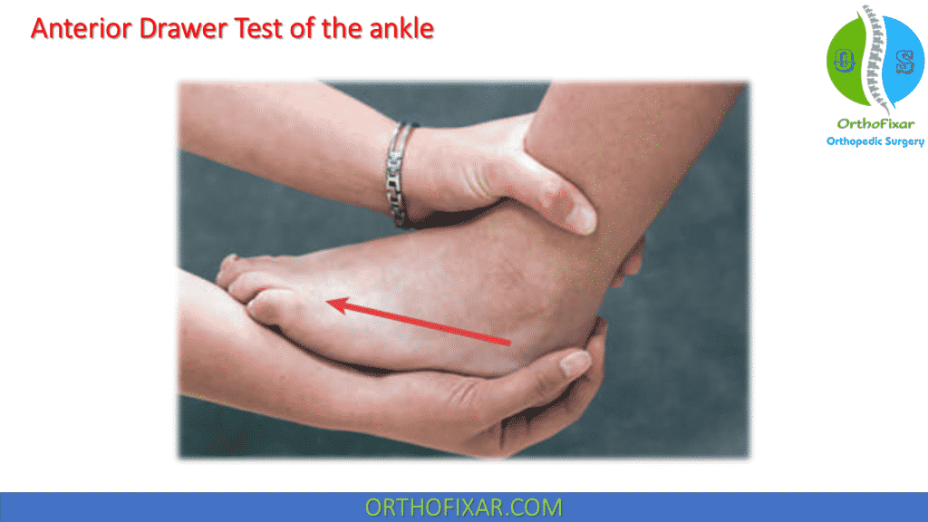 Anterior Drawer Test Of The Ankle