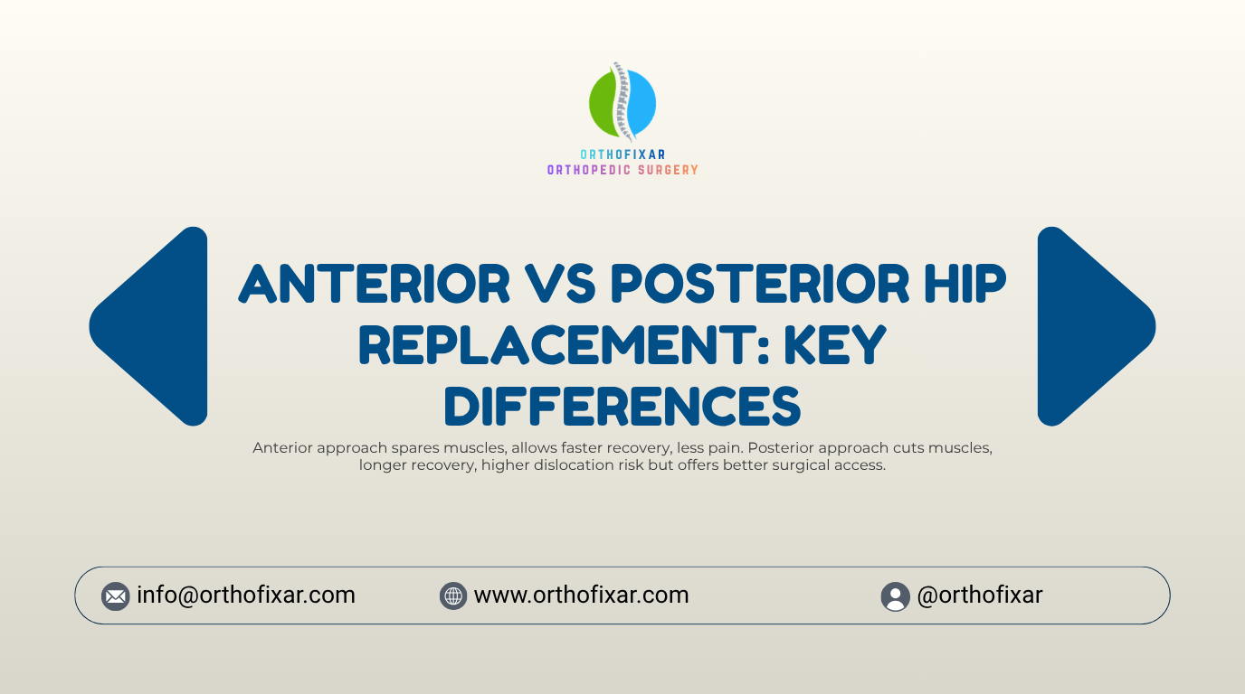 anterior vs posterior hip replacement
