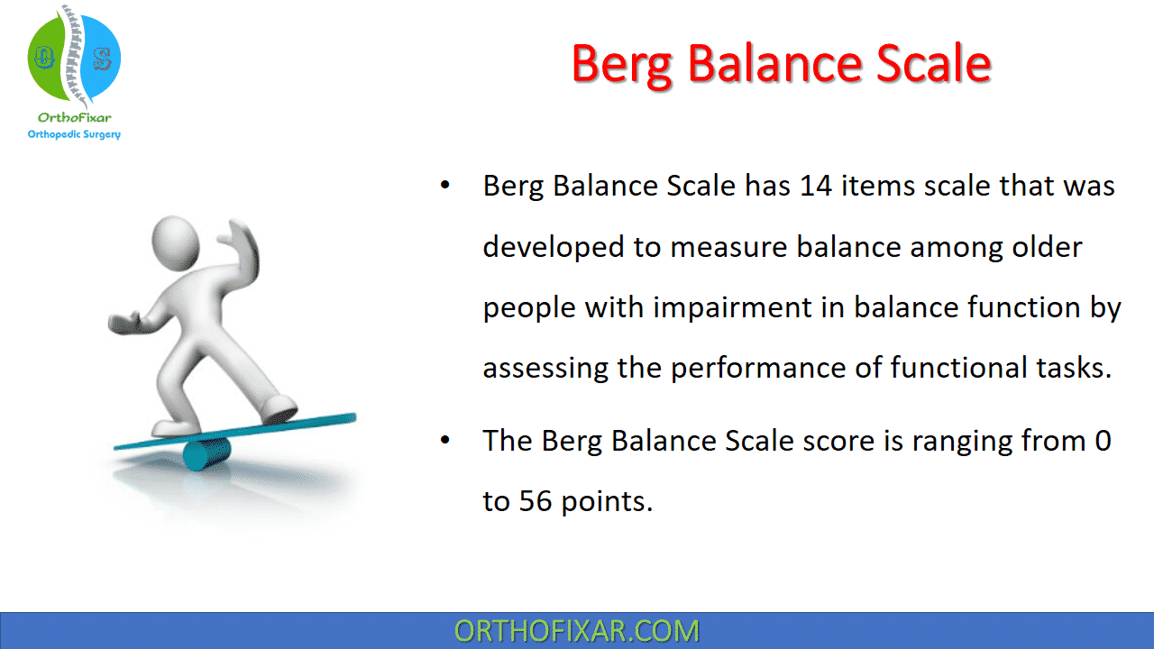  Berg Balance Scale 