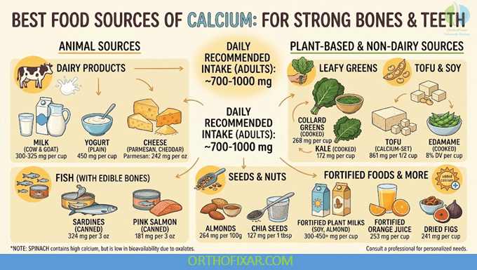 Calcium for Bone Health: Daily Needs, Foods & Supplements 4 Best Food Sources of Calcium