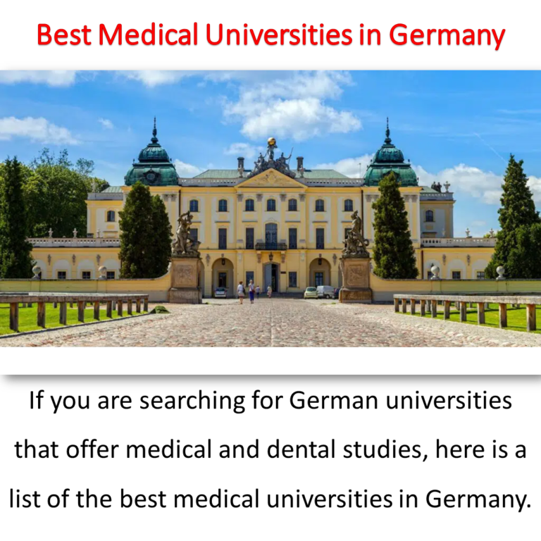 Best Medical Universities in Germany
