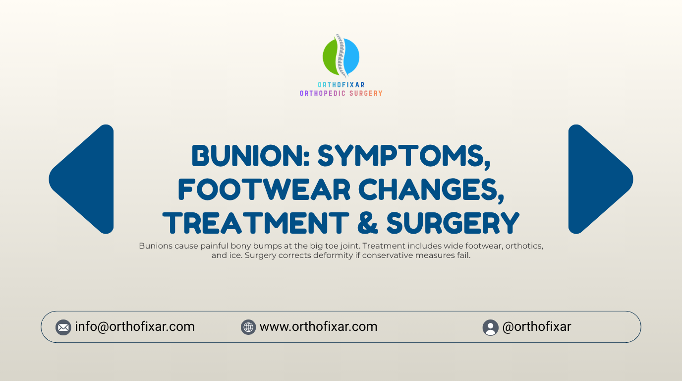 Bunion Symptoms Footwear Changes Treatment Surgery