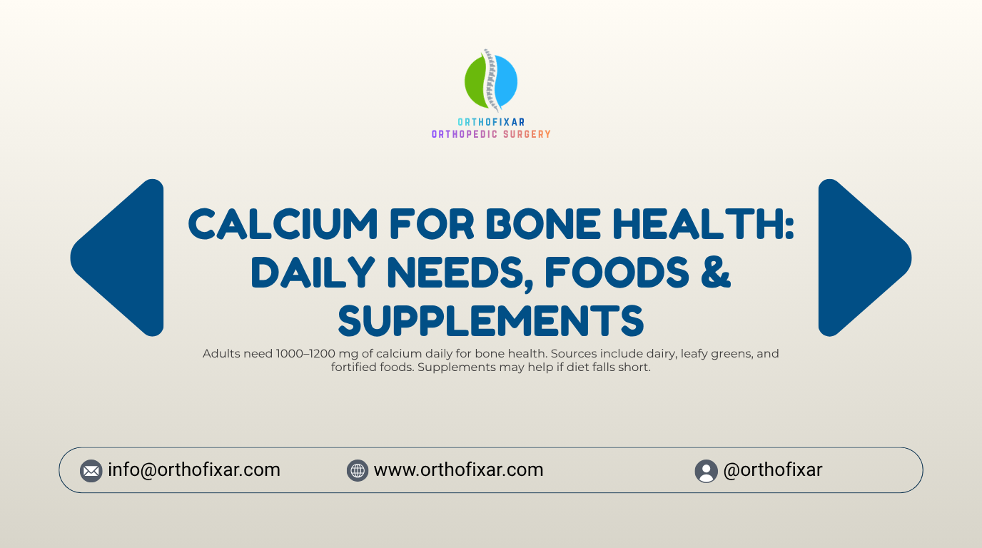 Calcium for Bone Health Daily Needs Foods Supplements