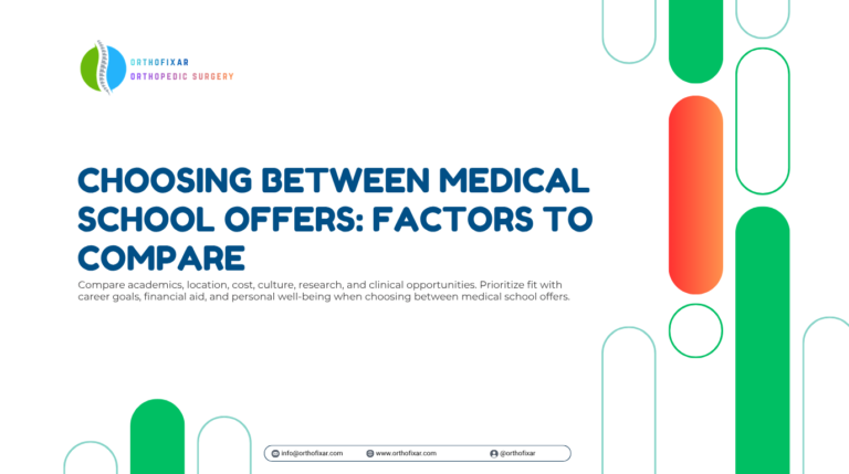 choosing a medical school offer