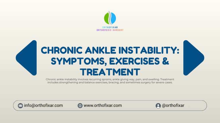 Chronic Ankle Instability Symptoms Exercises Treatment
