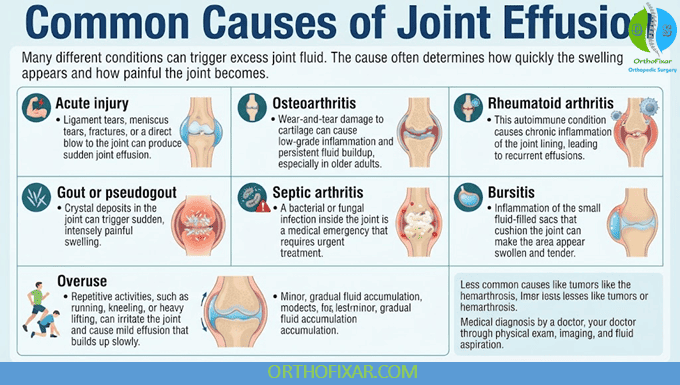 Common Causes of Joint Effusion