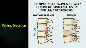Compare Outcomes Between Decompression and Fusion for Lumbar Stenosis
