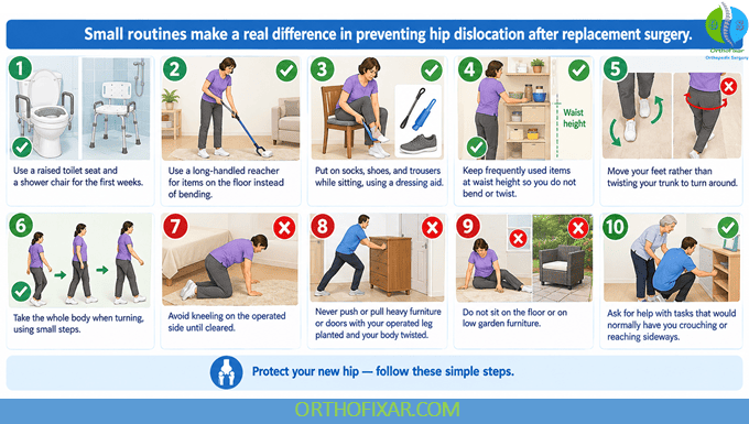 Daily Habits That Protect Your New Hip