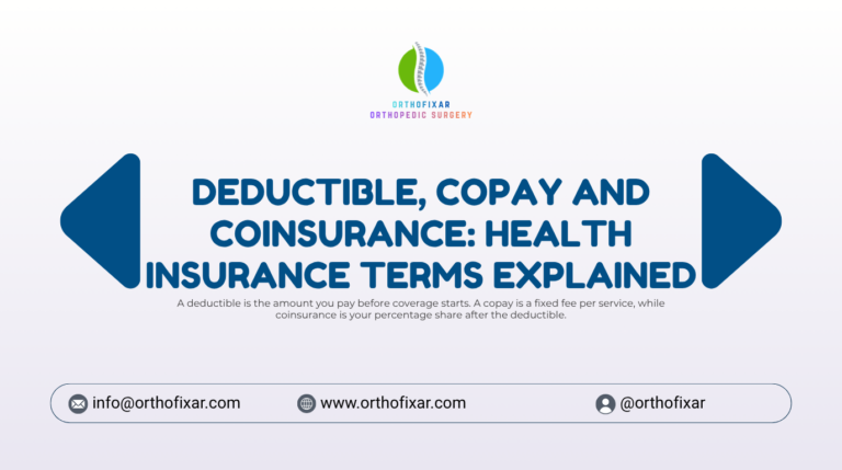 Deductible Copay and Coinsurance Health Insurance Terms Explained