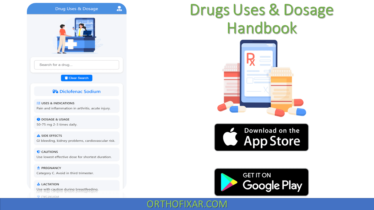 Drugs Uses & Dosage Handbook Free App