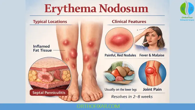 Erythema Nodosum: Causes, Clinical Features & Management 5 Erythema Nodosum