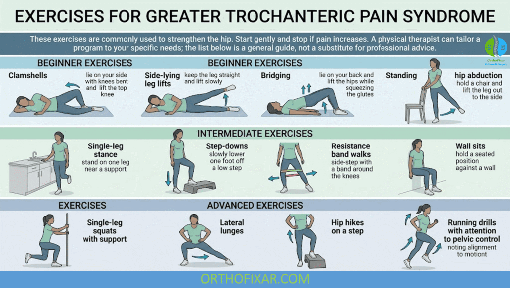 Greater Trochanteric Pain Syndrome: Causes & Treatment 5 Exercises for Greater Trochanteric Pain Syndrome
