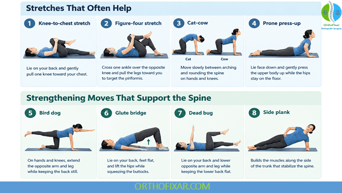 Sciatica: Causes, Symptoms, Exercises & Treatment Options 7 Exercises for Sciatica