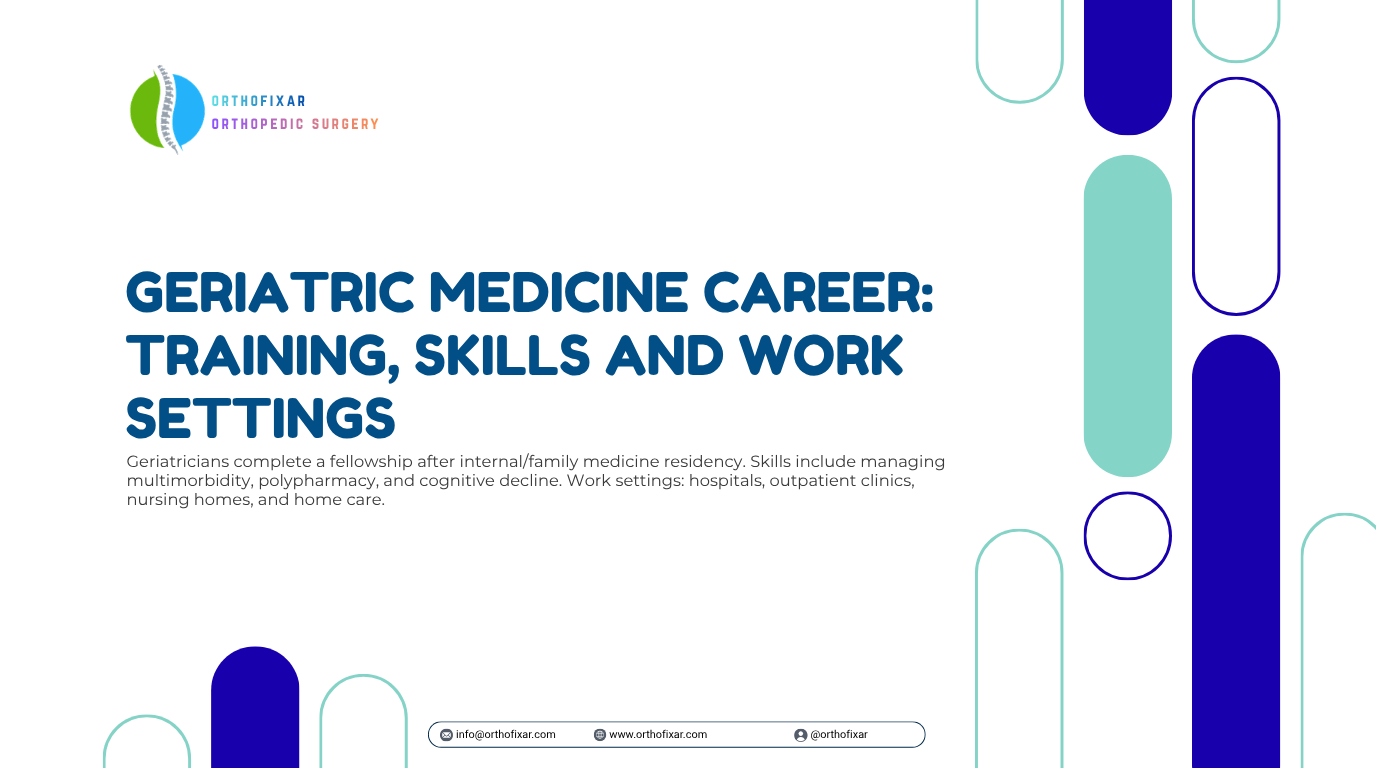 geriatric medicine career
