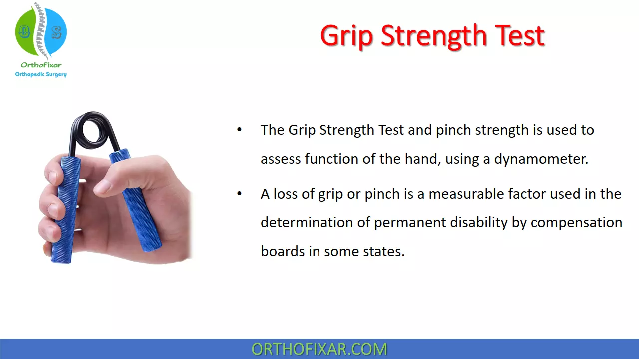 Proper Grip Strength Testing Procedures with the Jamar Hand Grip  Dynamometer 