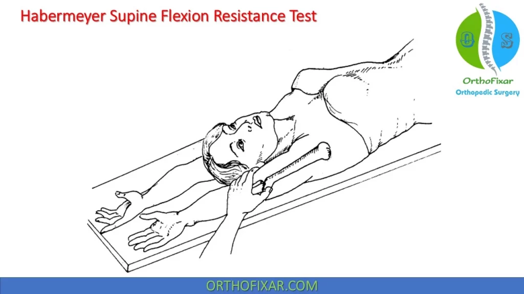 Habermeyer Supine Flexion Resistance Test