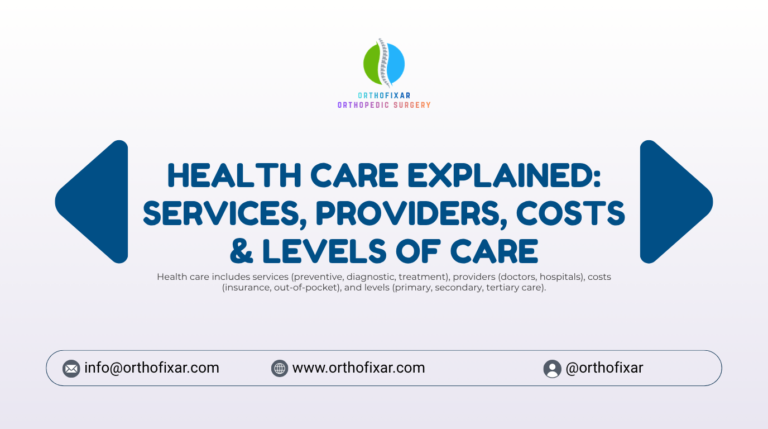 Health Care Explained Services Providers Costs Levels of Care