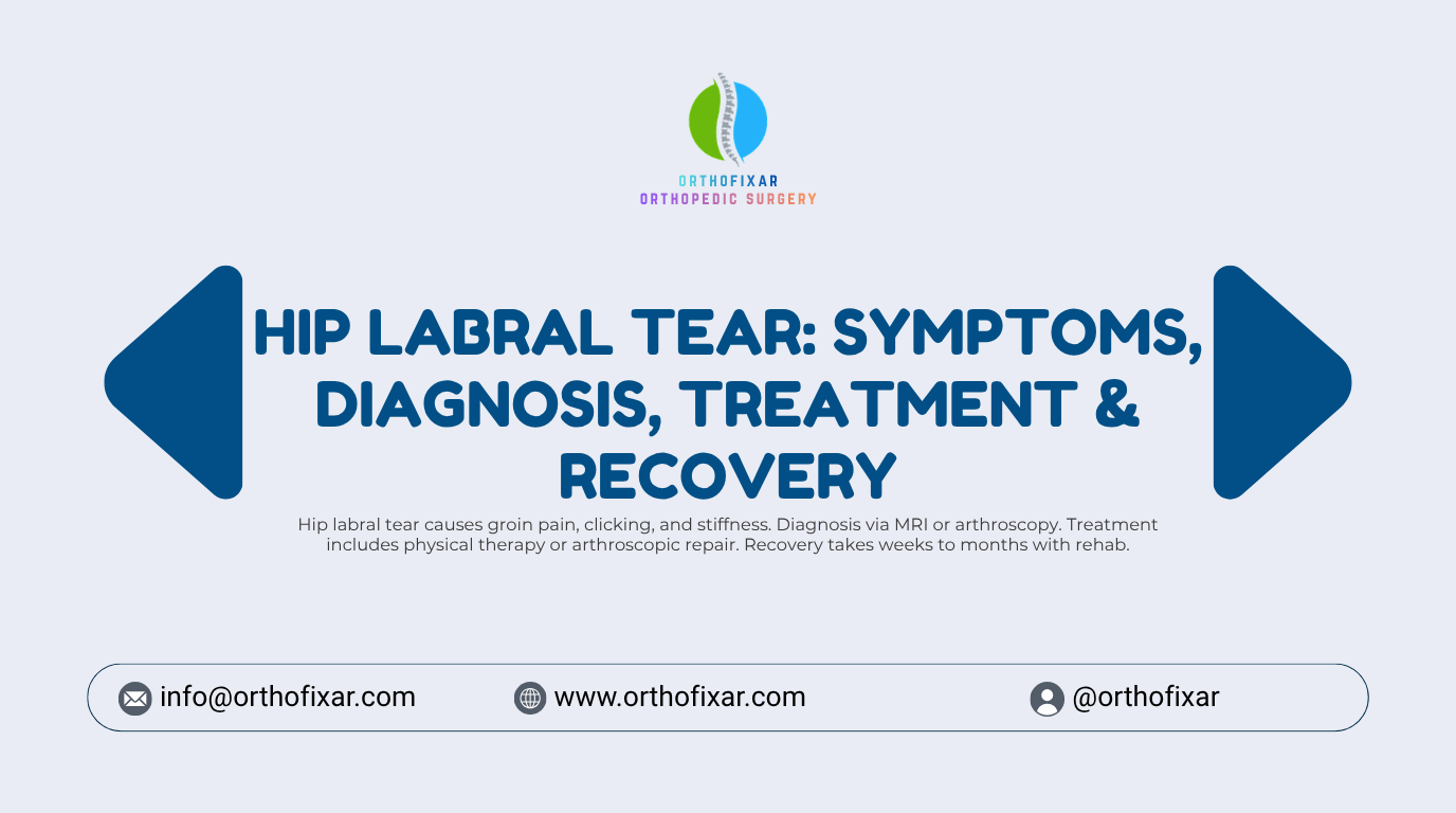 Hip Labral Tear Symptoms Diagnosis Treatment Recovery