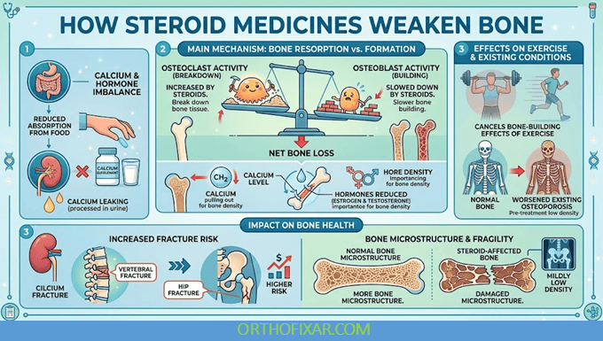 Steroid-Induced Osteoporosis: Risks, Screening & Prevention 6 How Steroid Medicines Weaken Bone