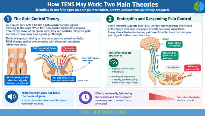TENS Therapy: How It Works, Uses, Safety & Limitations 6 How TENS Therapy Works