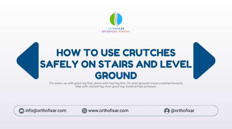 how to use crutches