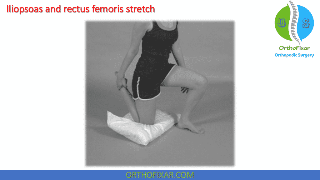 Iliopsoas and Rectus Femoris stretching
