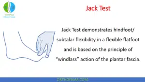 Jack Test Foot Flexibility