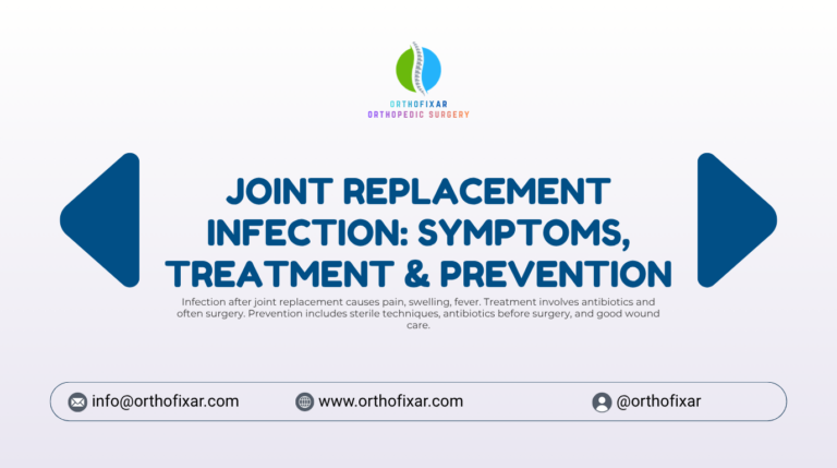 Joint Replacement Infection Symptoms Treatment Prevention