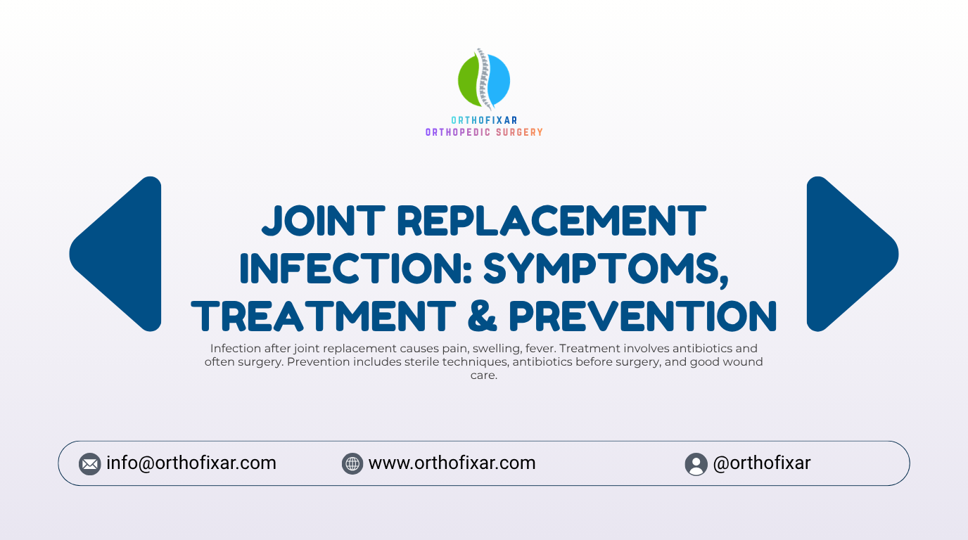 Joint Replacement Infection Symptoms Treatment Prevention