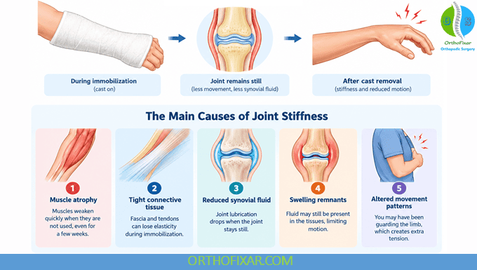 Joint Stiffness After Cast Removal