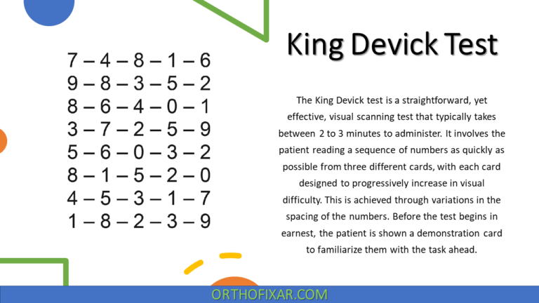 King Devick test