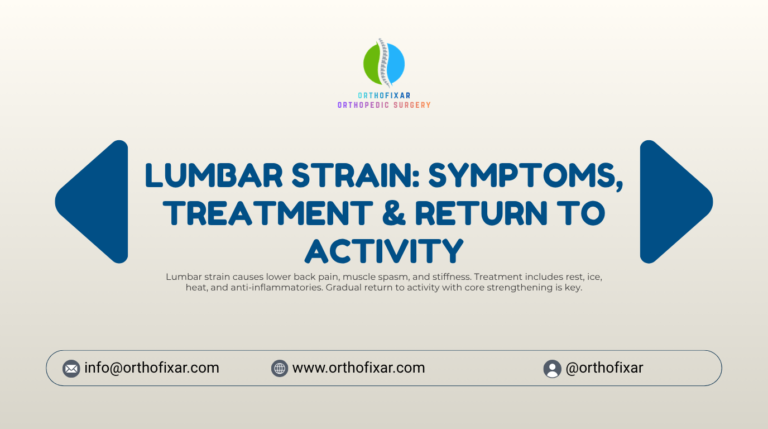 Lumbar Strain Symptoms Treatment Return to Activity