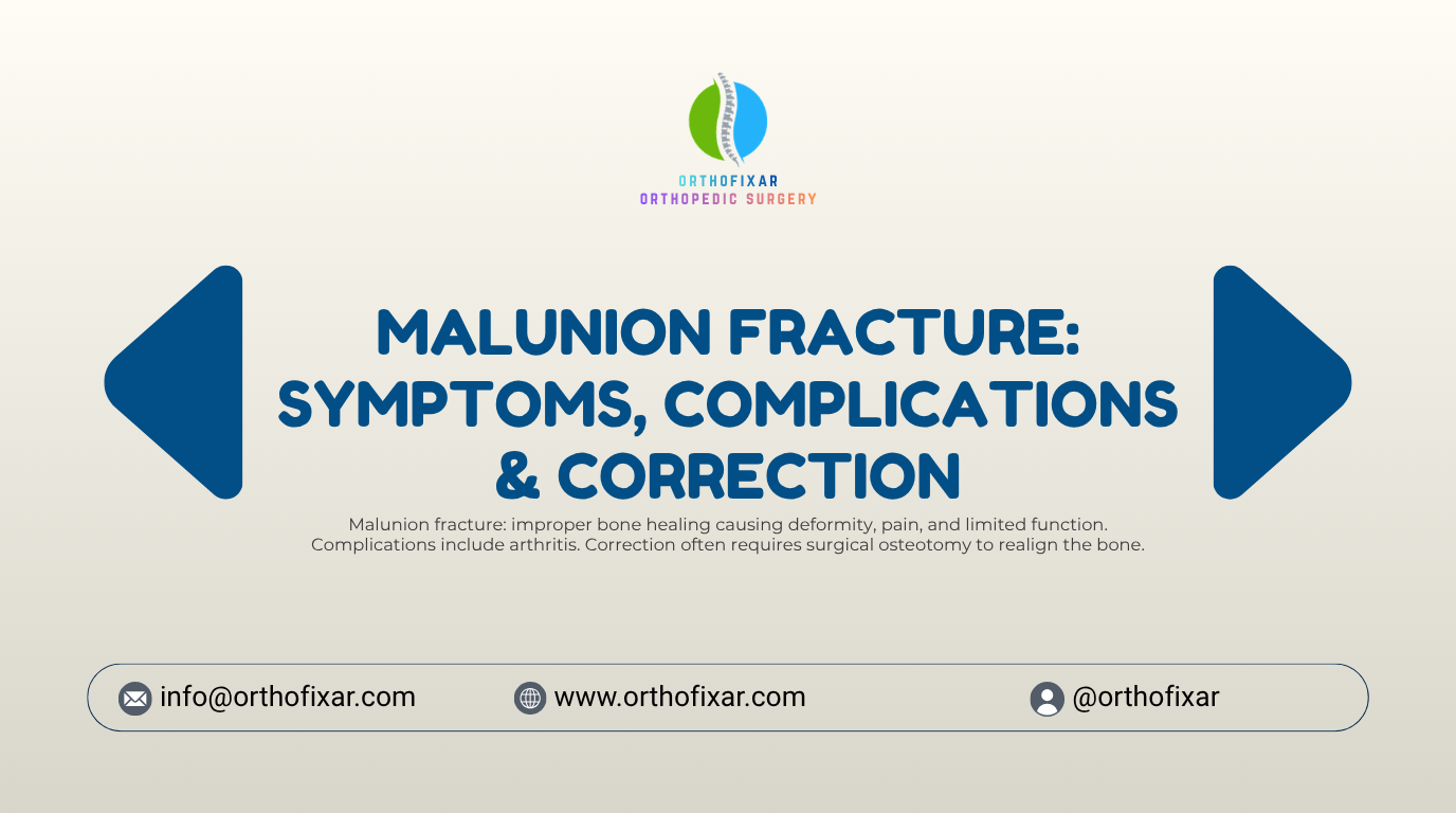 Malunion Fracture Symptoms Complications Correction