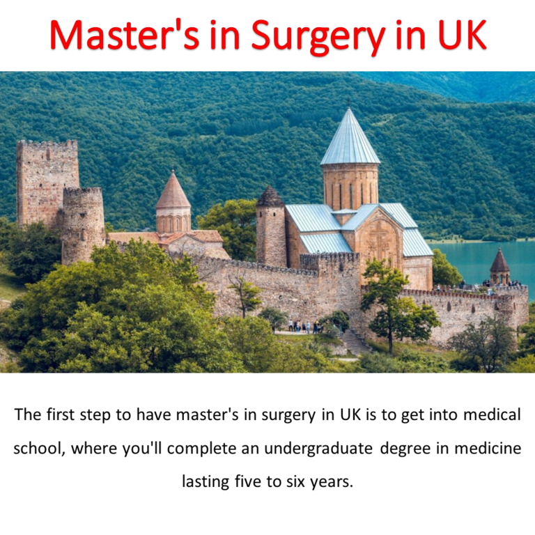 Master's in Surgery in UK