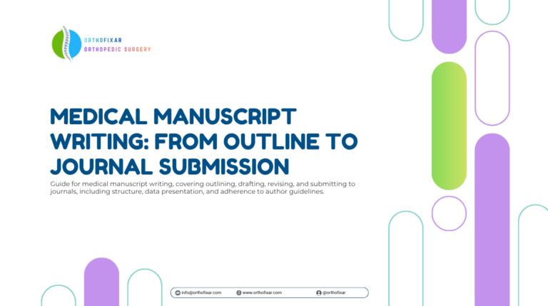 medical manuscript writing