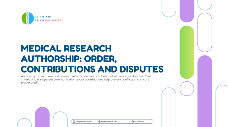 medical research authorship