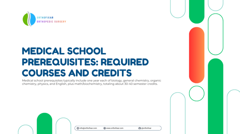 medical school prerequisites