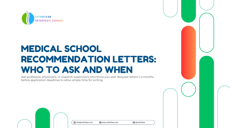 medical school recommendation letters