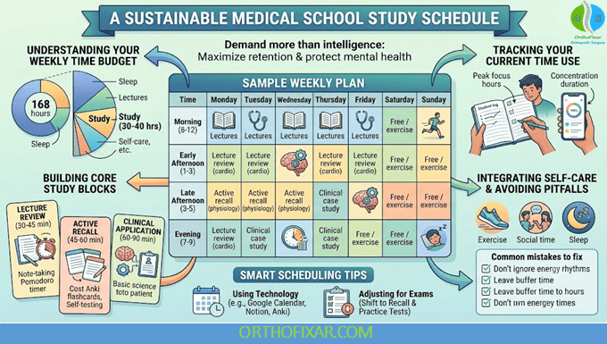 Medical School Study Schedule