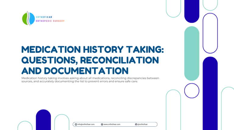 medication history taking