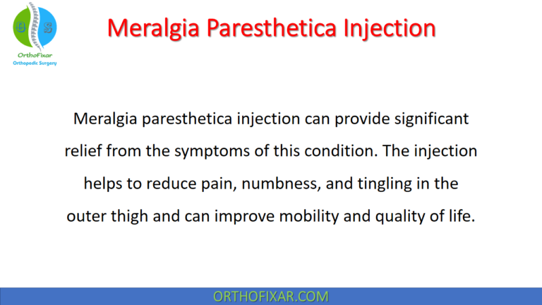 Meralgia Paresthetica Injection