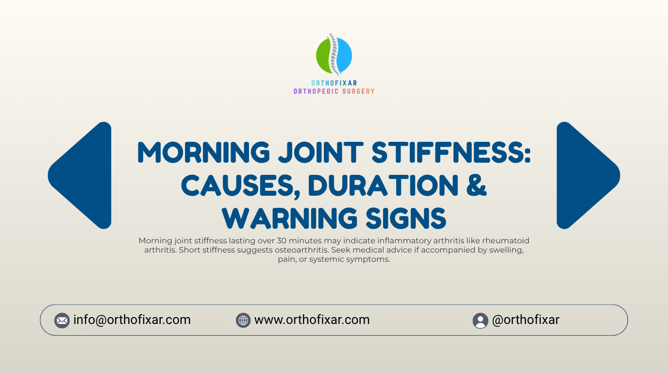 morning joint stiffness