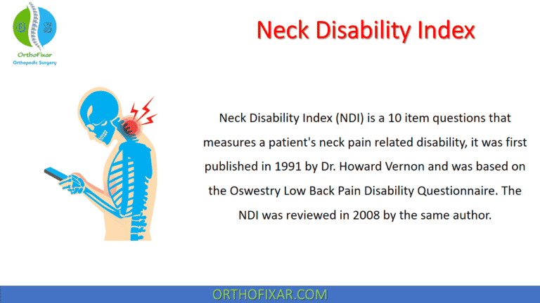 Neck Disability Index