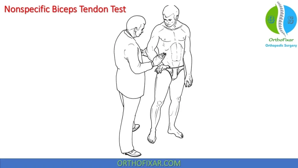 Nonspecific Biceps Tendon Test